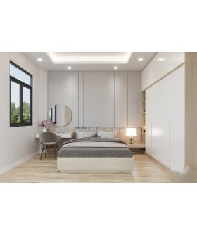 Tủ quần áo PN58 - Gỗ MDF - Dài 1.2m đến 2.4m (cao 2.4m)